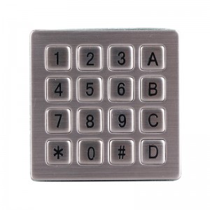 16 keys matrix atm machine keypad for kiosk B706