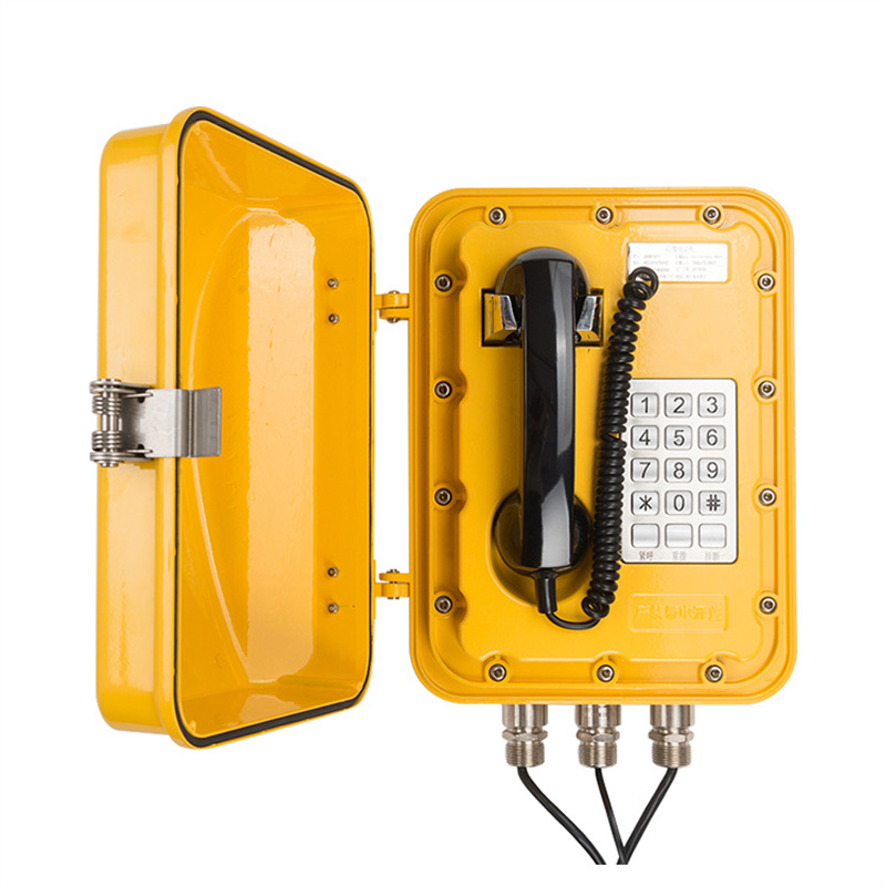 Industrial Voip Sip Explosionproof Telephone with Flash Light and Horn Loudspeaker for  Mining-JWAT903 Featured Image