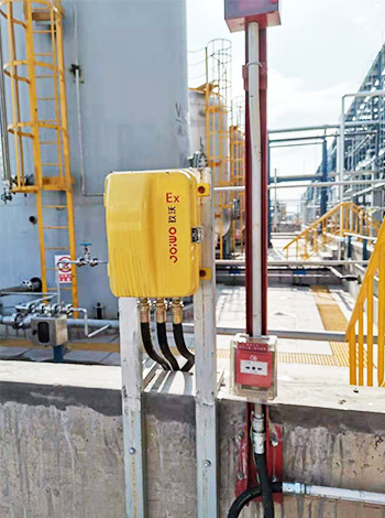 Our Industrial Explosionproof telephone JWAT820 was installed at chemical plant
