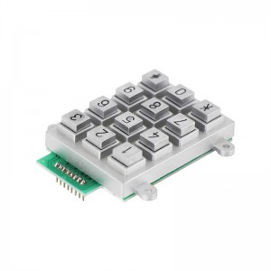 Matrix 3×4 Waterproof IP65 Znic Alloy numeric Keypad B509