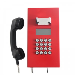 Emergency Prison Public Communications with Vandal-Proof Voip telephone