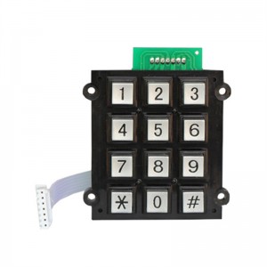 صفحه کلید فلزی آلیاژ روی برای دستگاه اضطراری B501