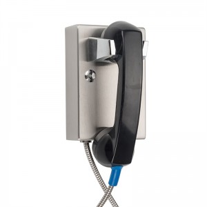 Hotline Automatische Wählscheibe Vandalensicheres öffentliches Telefon für Justizvollzugsanstalten-JWAT135