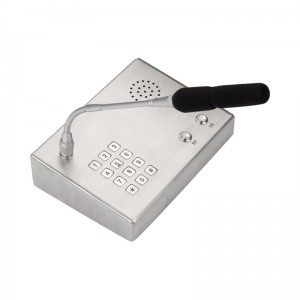 VOIP Waterproof Emergency Telephone Conference Intercom For Control Room