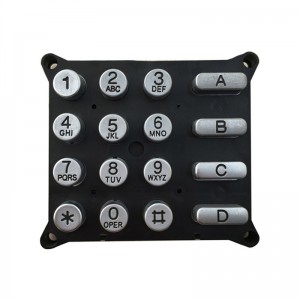 Payphone უხეში USB ლითონის ციფრული კლავიატურა თუთიის შენადნობი და პლასტმასის B503