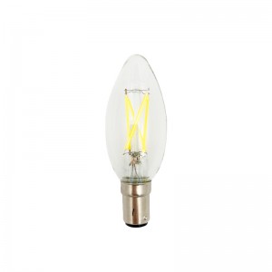 Lampadine a filamento LED C35 a candela LED con ampia tensione da 110-240 V