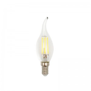 Lampadine a filamento LED C35 a candela LED con ampia tensione da 110-240 V
