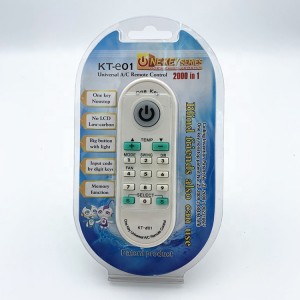 AC Remote Control Universal Remote Control For Air Conditioners 2000 In 1 KT-E01