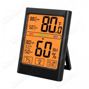 MC34 digital wall thermometer lcd thermometer temperature and humidity