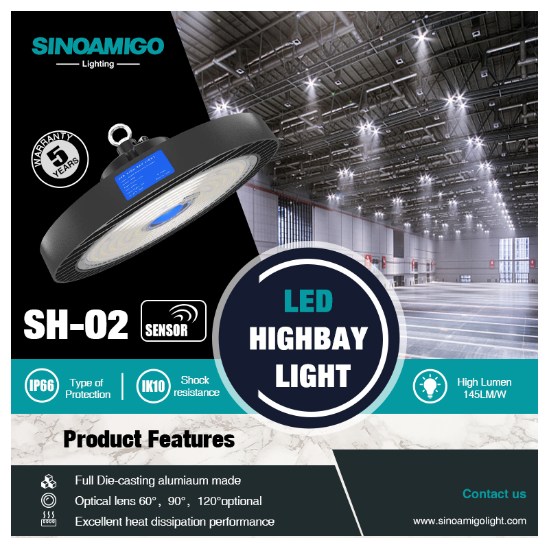 Parlak Highbay Işığı SH-O2, geleceği aydınlatın