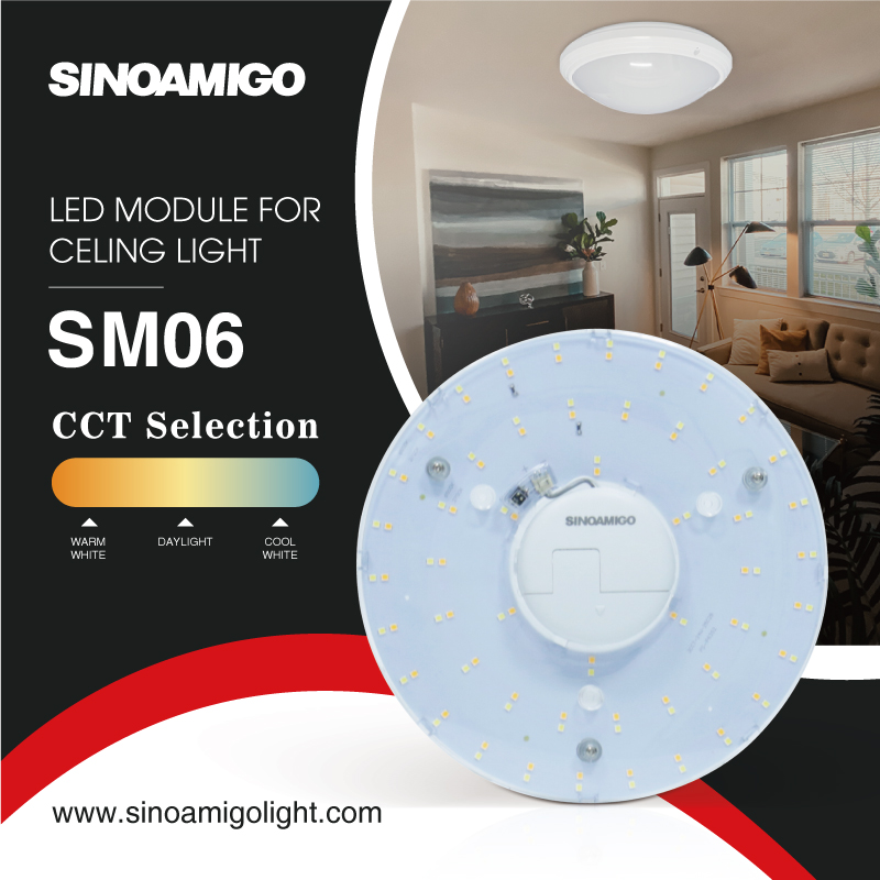 SM06 Kolmevärviline reguleeritav LED-moodulvalgusti