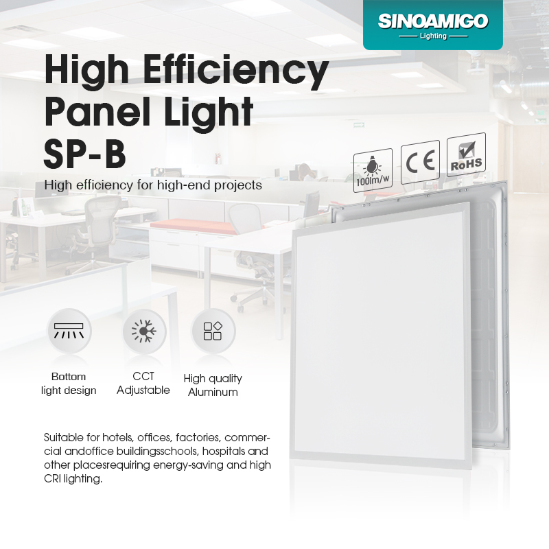CCT adjustable color temperature backlight SP-B panel light