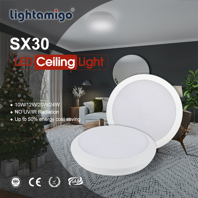 SX30 LED ಜಲನಿರೋಧಕ ಸೀಲಿಂಗ್ ಲೈಟ್