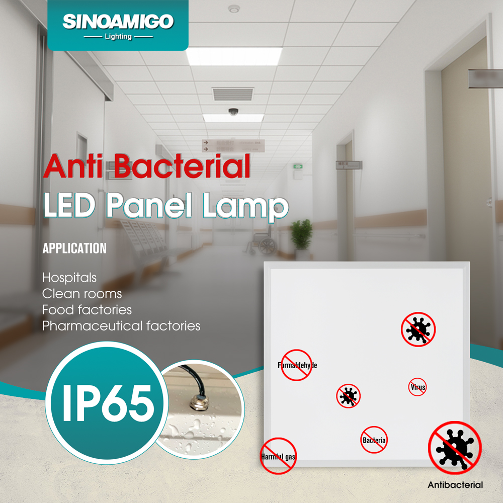 SP-A (IP65) Lámpada de panel LED antibacteriana