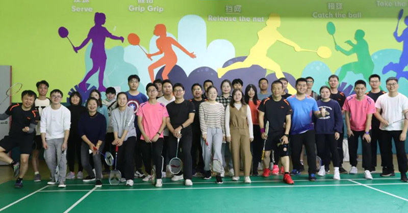 Sinomeasure hosts badminton competition