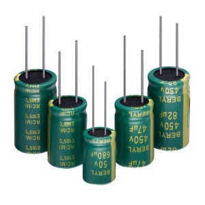 Chinese wholesale conductive polymer aluminum hybrid capacitors - General purpose Radial electrolytic aluminum capacitors RC Series – Holy