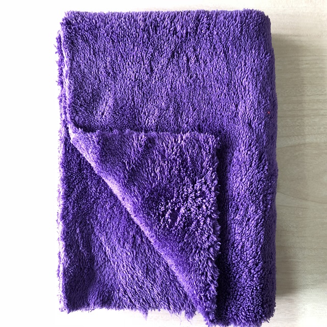 Custom Thicken and Edgeless microfiber car cleaning cloth wash towel