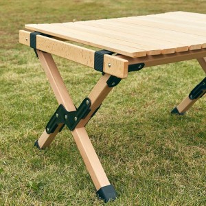 Foldable Wooden Egg Roll Table