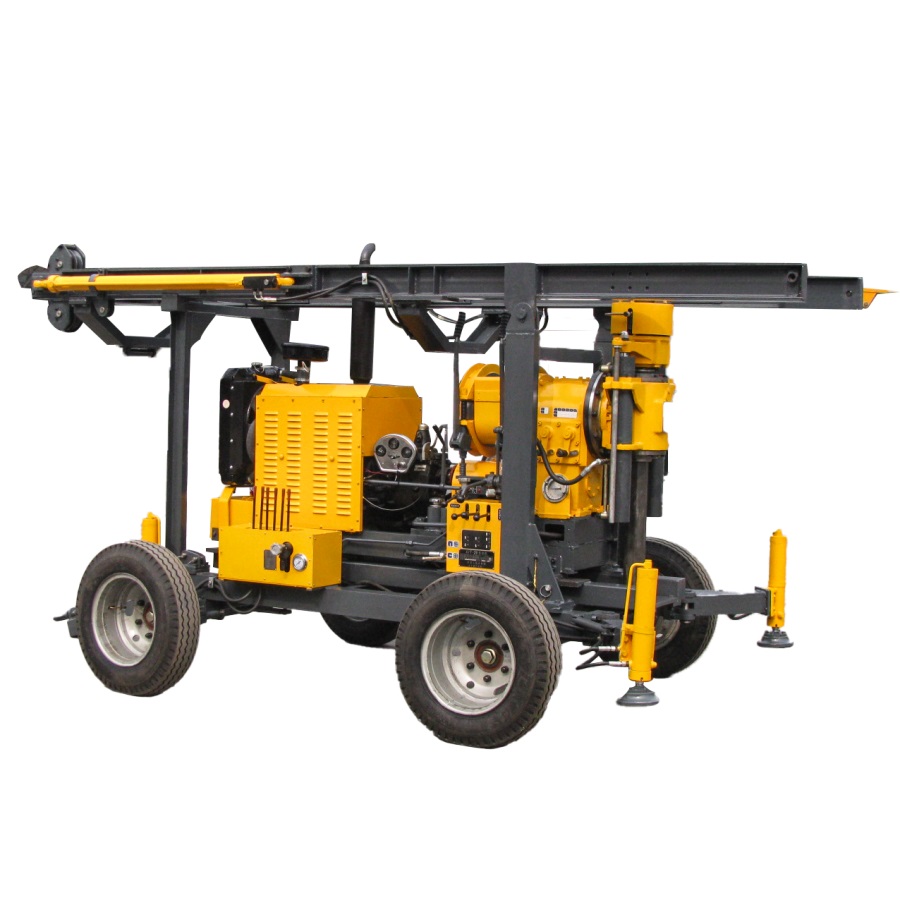 1.Trailer Type Core Drilling Rig