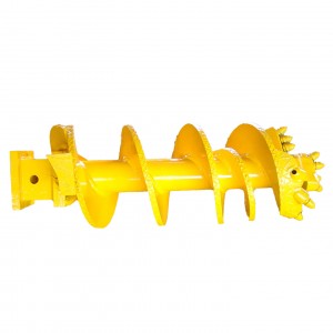 Auger for rotary drilling rig
