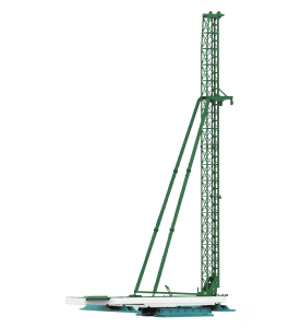 FOOT-STEP PILING RIG
