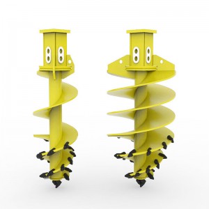 Auger for rotary drilling rig