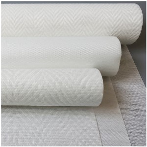 Factory Wholesale Paintable Textile Wallcovering - White heat proof paintable glass textile wallcovering for interior decoration – Sinpro