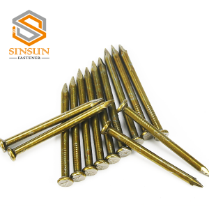 Galvanized or Black Concrete Nails With Smooth, Straight Fluted & Twilled Fluted Shanks