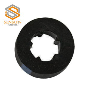 Black Fluted rubber sealing washers  for roofing screws