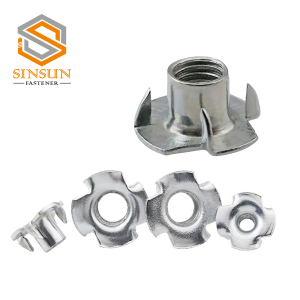 DIN1624 T type four claw nut for Furniture
