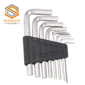 Nickel plated L-Shaped Hex Key Wrench