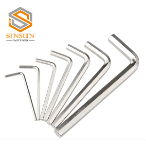 Nickel plated L-Shaped Hex Key Wrench