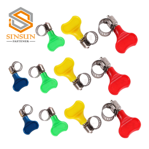 Stainless Steel American Hose Clamps with Plastic Handle