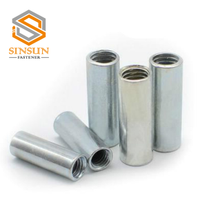 Zinc Plated  Extended   Carbon Steel Connecting Cap Joint Nut