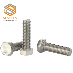 Stainless Steel Fully Threaded Hex Tap Bolts