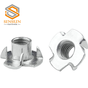 DIN1624 T type four claw nut for Furniture