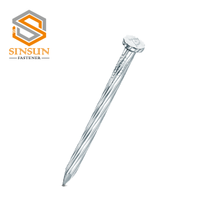 Zinc Plated Twilled Shank Concrete Nail