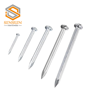 Galvanized straight fluted Concrete Nails