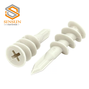 Nylon Self Drilling Plastic Dry Wall Anchors with Screws