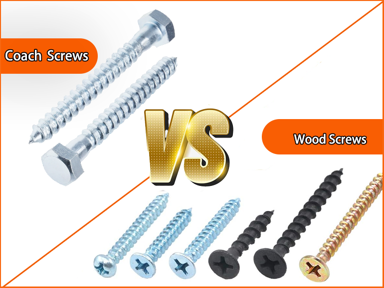 Coach Screw vs Wood Screw – What’s the Difference