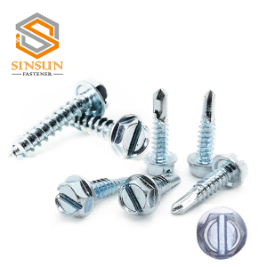 Slot Ind Hex Wash Self Tapping Screw Type A B Fully Threaded