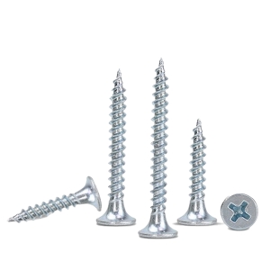 Blue White Zinc Plated Fine Thread Drywall Screw with Phillips Bugle Head