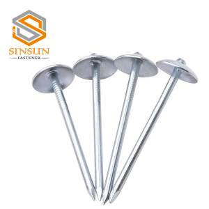 Galvanized Umbrella Head Roofing Nail With Smooth Shank