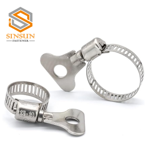 304 stainless steel handle type American  Hose Clamp