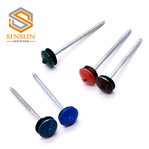 Galvanized Color Coated Umbrella Head Roofing Nail