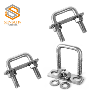 galvaznied stainless steel Square U-Bolts