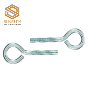 Threaded Bent Wire Eyebolt with nuts