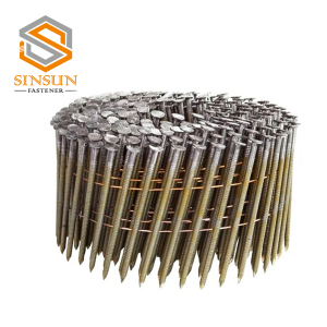 15-Degree Ring Shank  Collated Coil Nail
