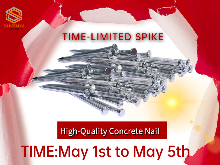 The hottest concrete nail promotion in the market