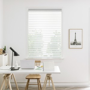 Top QualityPlain Window Curtain Fabric- Manufacturer Customized Size light filtering Triple Layers Shangri-La Roller Zebra Blinds for Home Decor – Sisheng